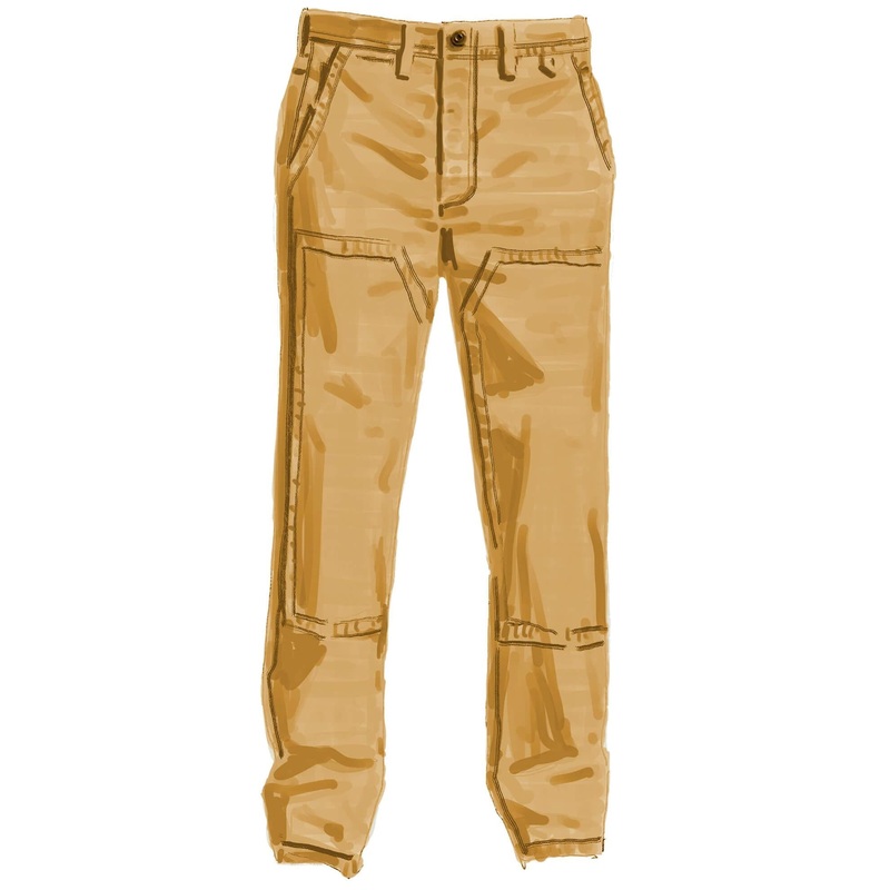 Canvas Hunting Pants Wheat 36