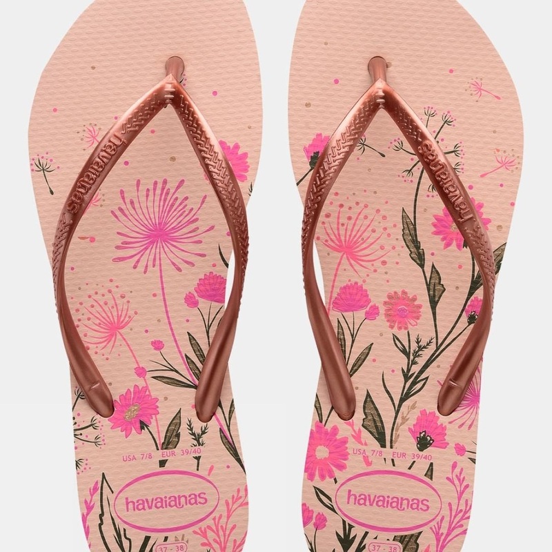 Havaianas Womens Slim Organic Flip Flops