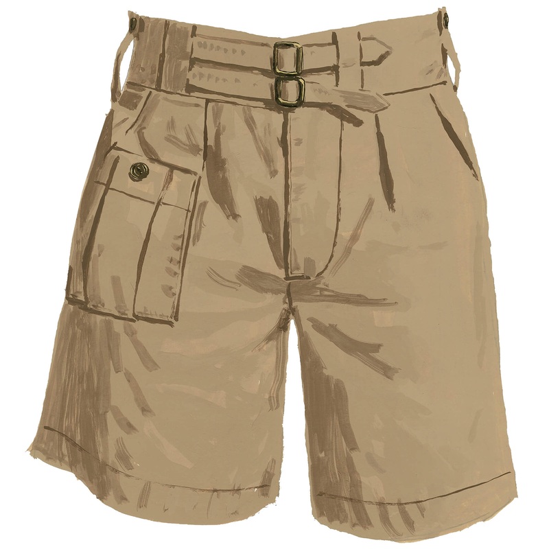 WWII British Desert Shorts Khaki 32