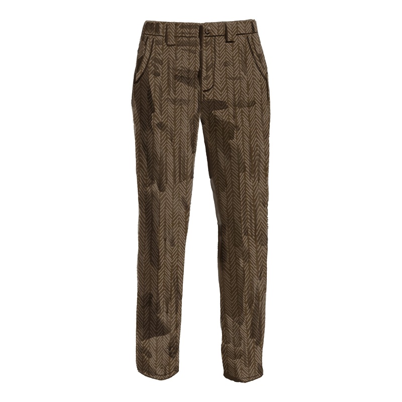 Back East Herringbone Chino Brown 32