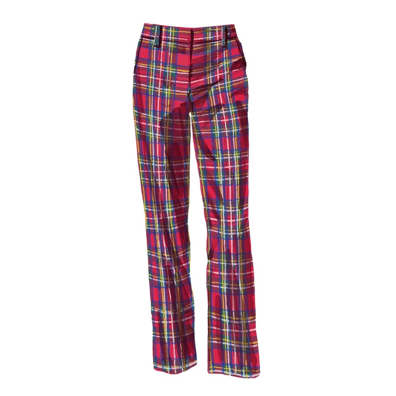 British Tartan Trouser Red Tartan 2