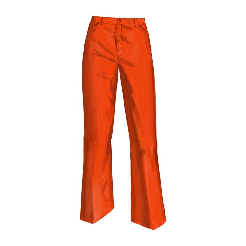 Classic Twill Pants Cherry Tomato 0