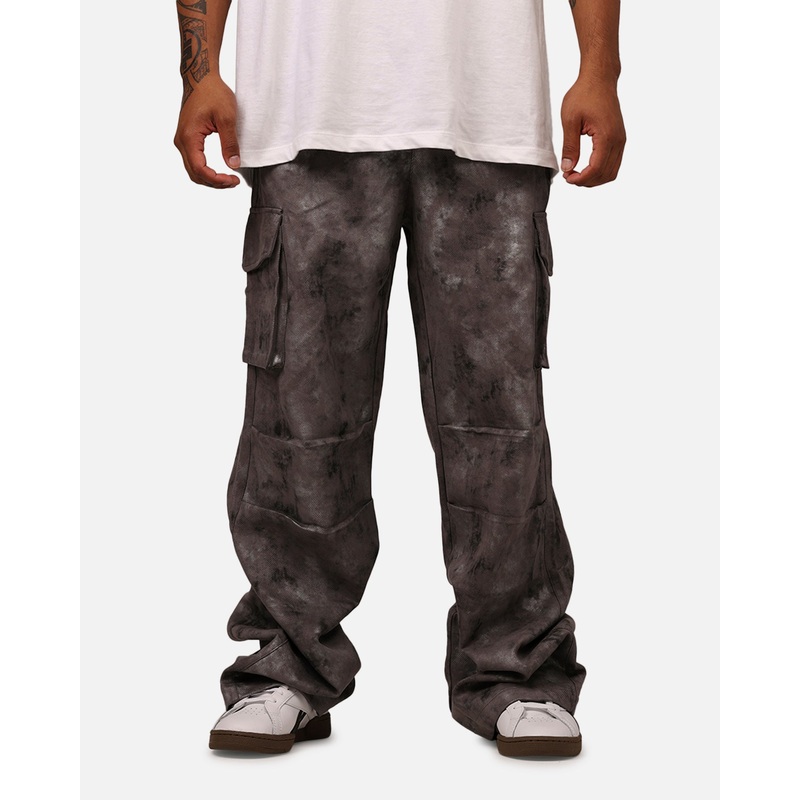 MNML Baggy Dual Sueded Cargo Pants Grey 28
