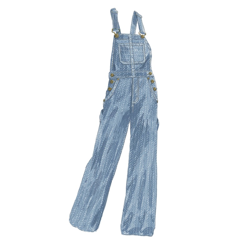 Womens Looking Good Overalls Light Wash X Small