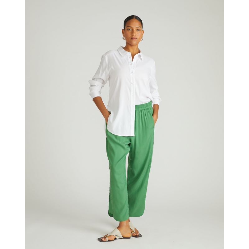 Cooling Stretch Cupro Pants – Clover 4XS_00-0 Clover