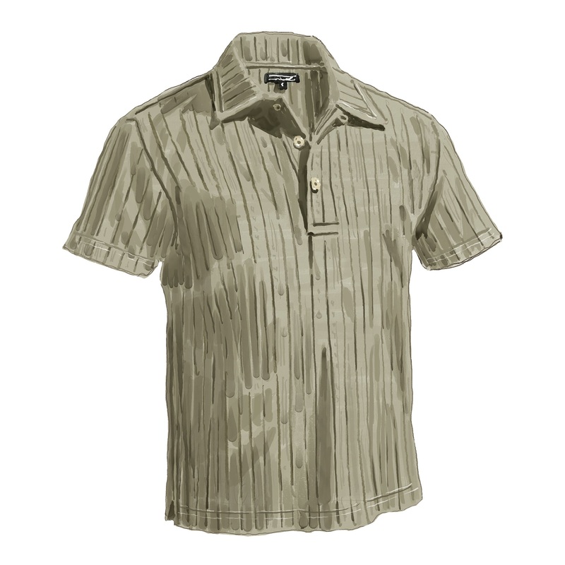The Havana Drop Needle Polo Sage Small