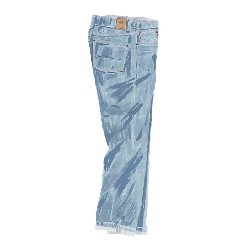 All Seasons Signature Jeans Bleached Indigo 32X30