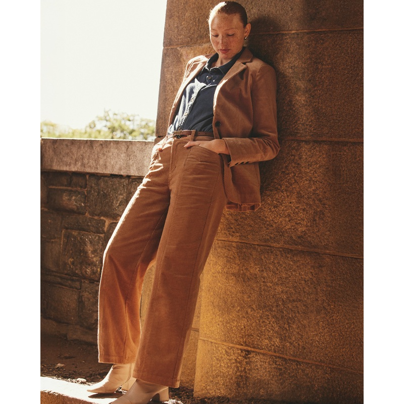 Camila Wide Leg Corduroy Pants – Classic Camel 00 Classic Camel