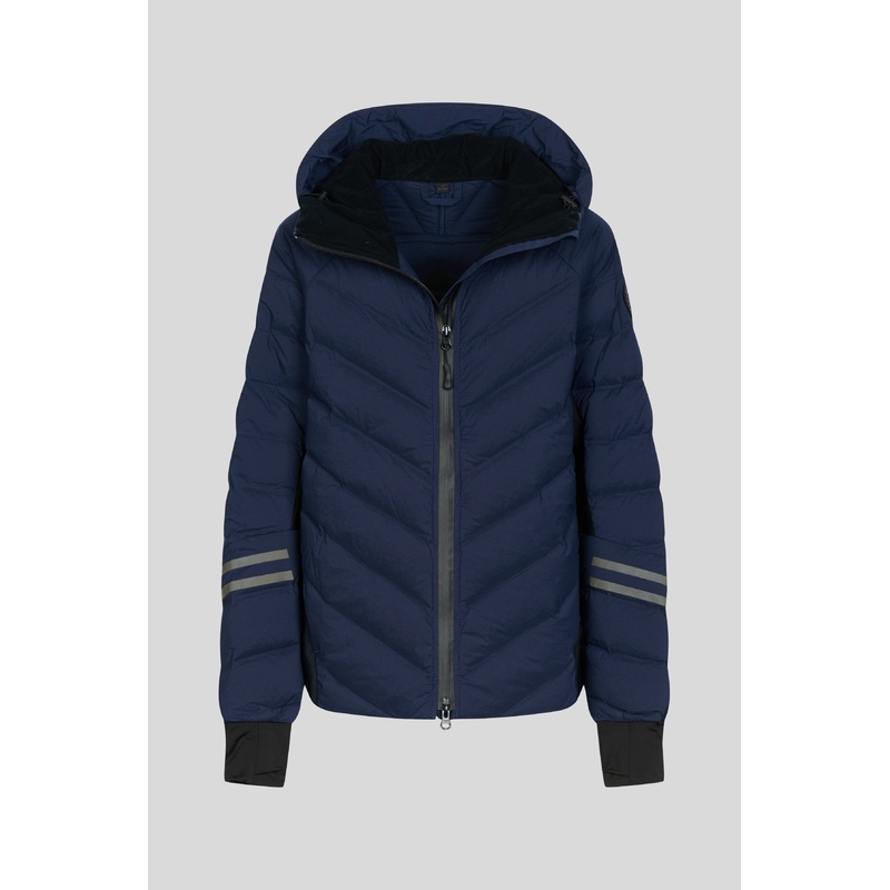 Women’s Hybridge Cw Down Bomber Jacket Black Label M Excellent