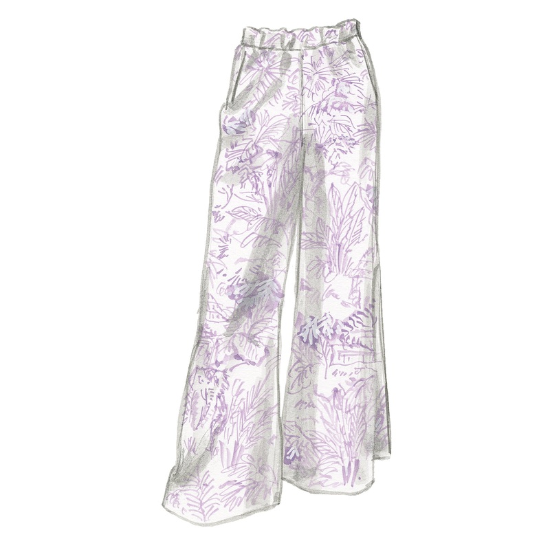 Bunny Gallamores Palazzo Pant Misty Lilac 2