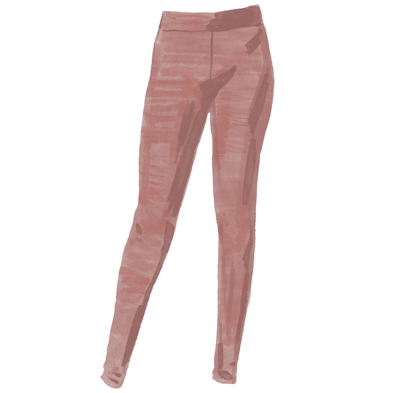 Essential Leggings Mauve X Small