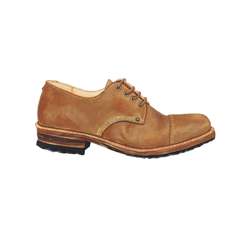 Bootlegger’s Cap-Toe Shoe Tan Brown 41