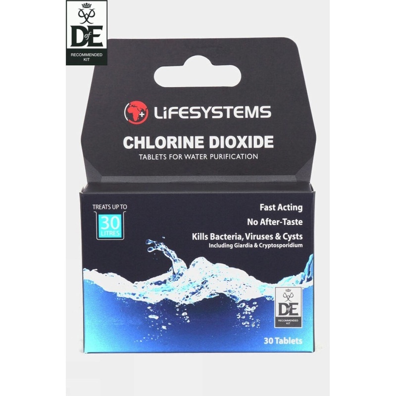 Lifesystems Chlorine Dioxide Water Purification Tablets
