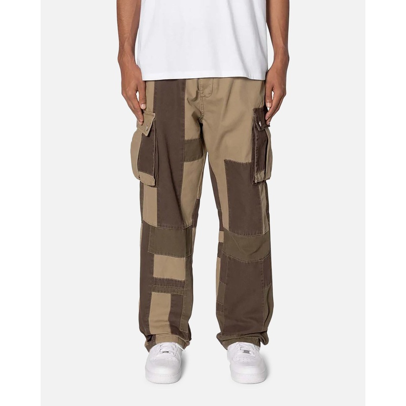 MNML Ultra Baggy Earth Cargo Denim Pants Green 28