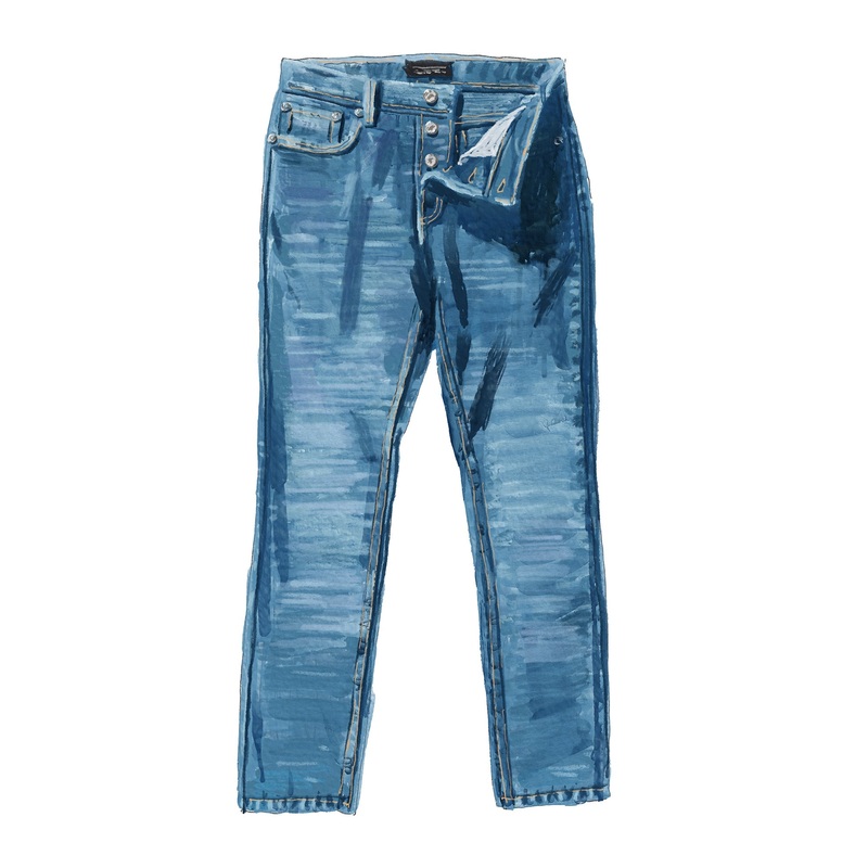 The J. Peterman Denim 5-Pocket Vintage Wash 30