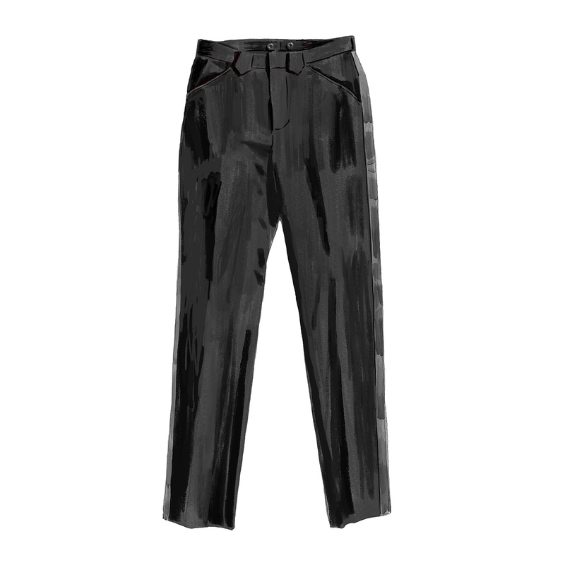 Western Tuxedo Pant Black 30