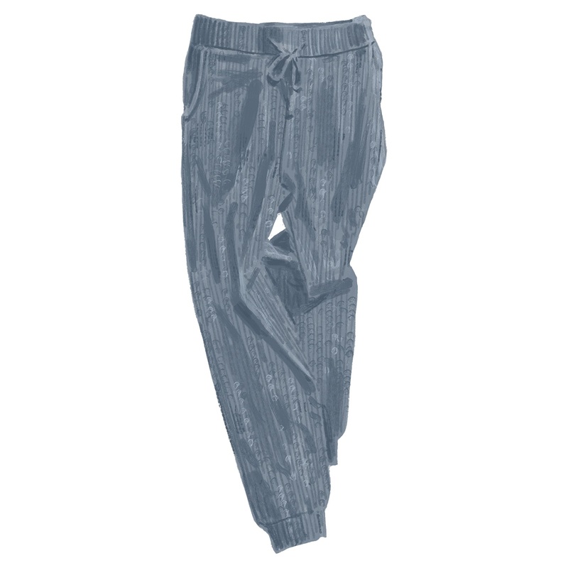 Cashmere Pants Charcoal X-Small