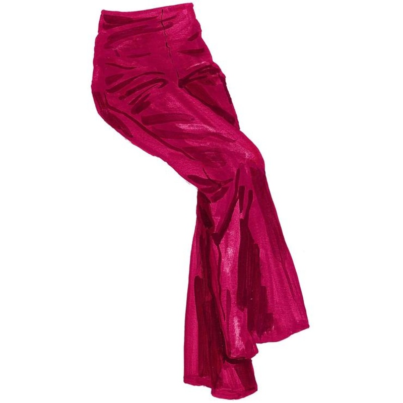 Jazzy Hollywood Waist Pant Fuchsia 0