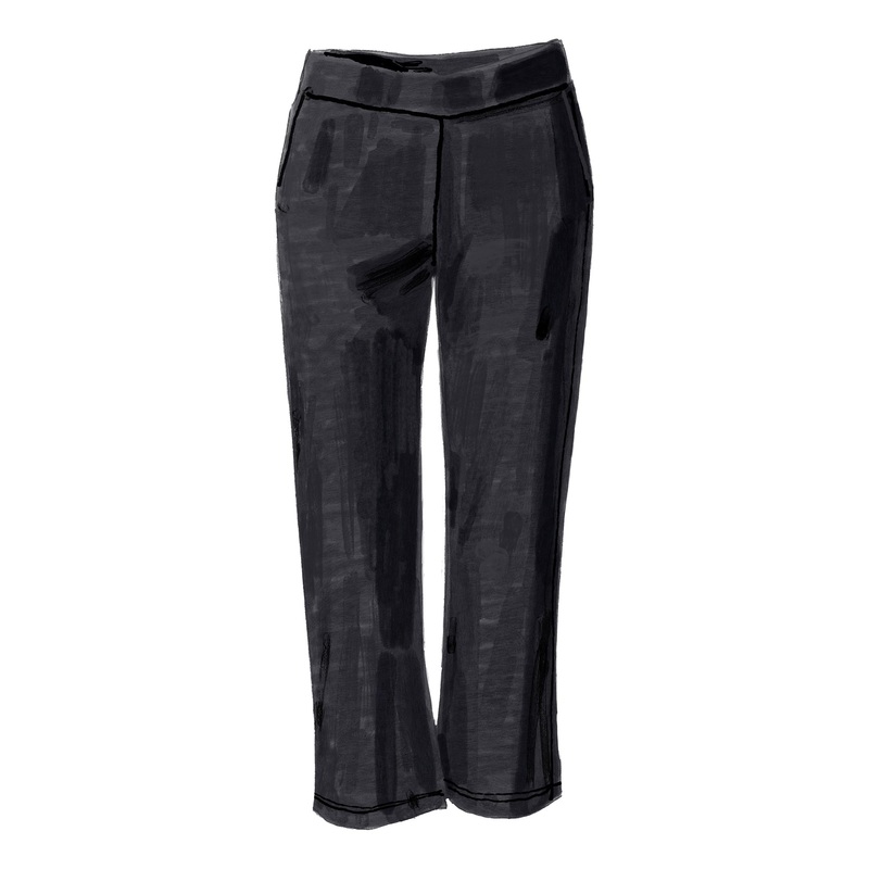 Terry Culottes Black X Small