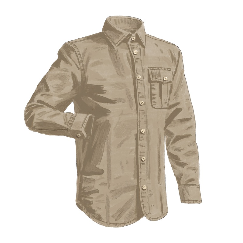 The JP Oxford Shirt Sage Small