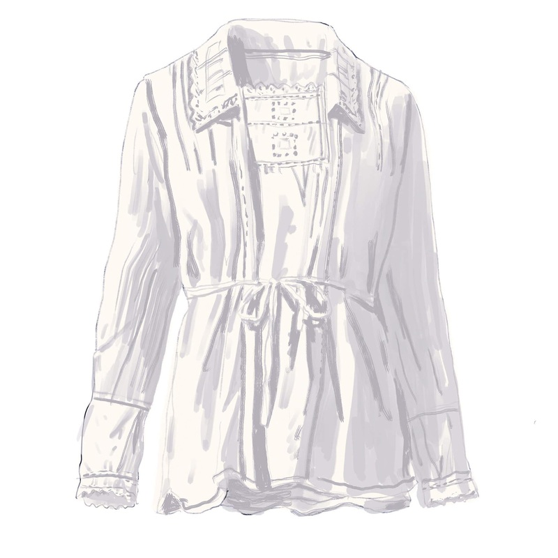 1910 Vintage Blouse Vintage White 0