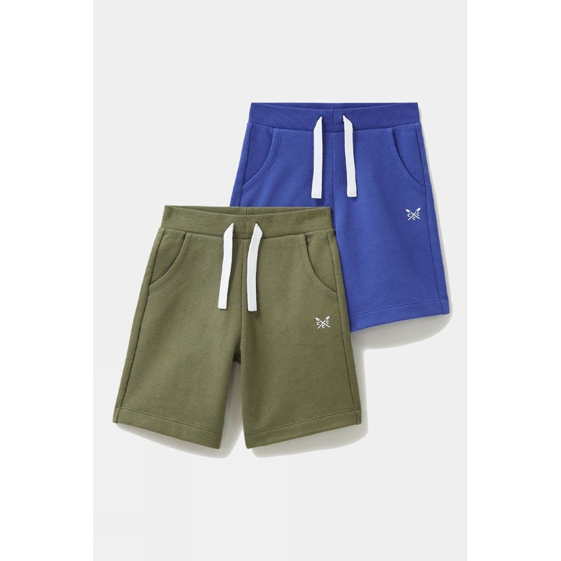 Crew Clothing Boys Jersey Shorts (2 Pack)