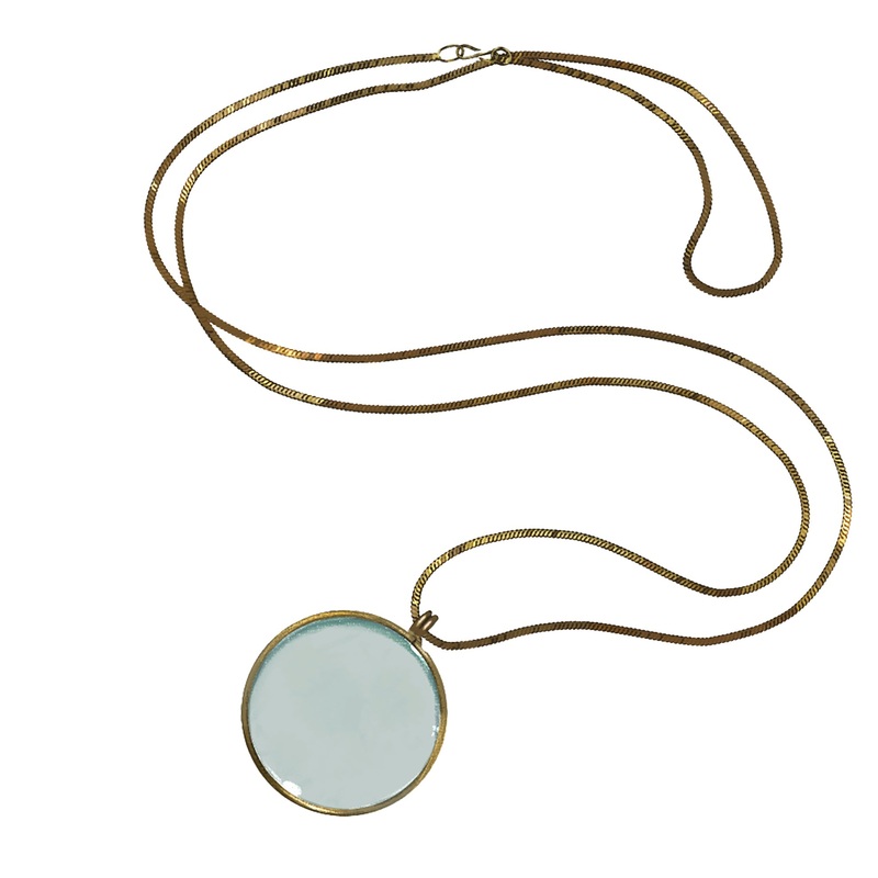 The Curator’s Magnifying Glass Antique Gold One Size