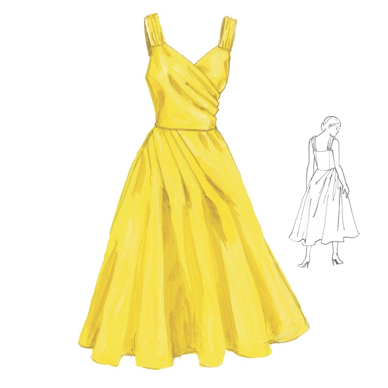 1950s Soul Dress Yellow 2