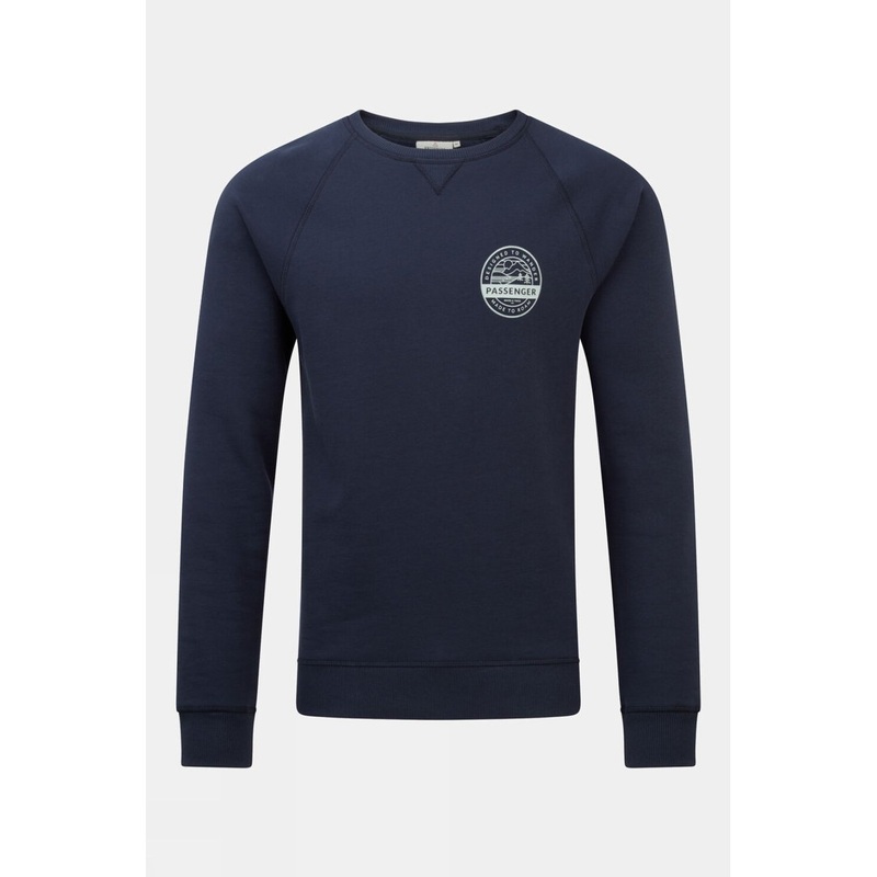 Passenger Mens Odyssey Organic Cotton Sweatshirt