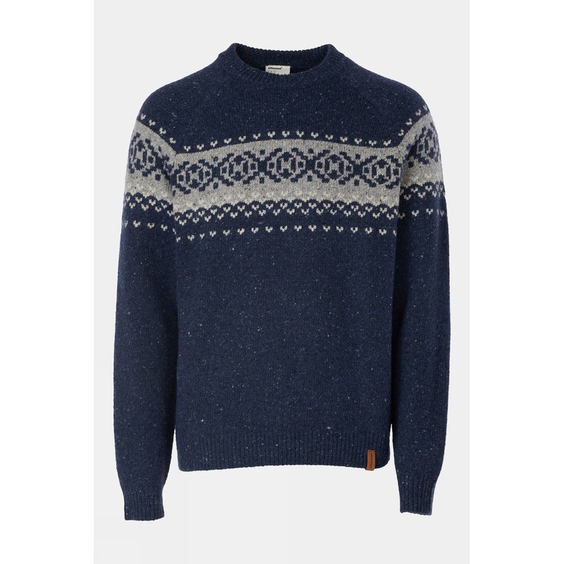 Ayacucho Mens Crag Jacquard Jumper