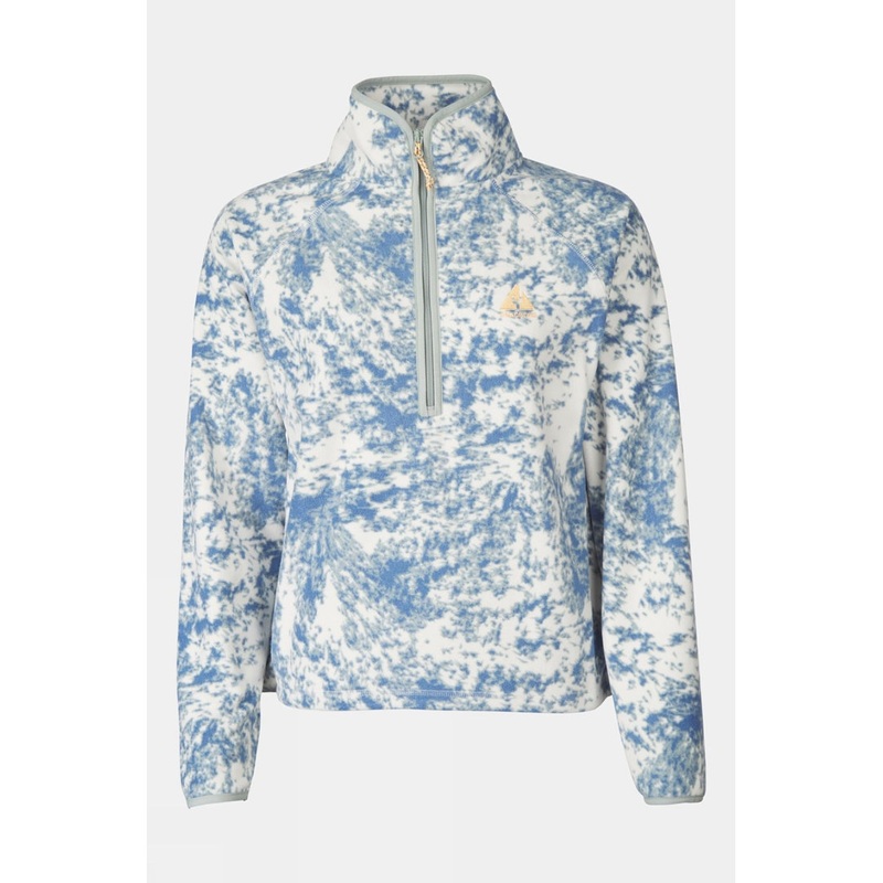 Ayacucho Womens Estate Printed Half Zip Fleece