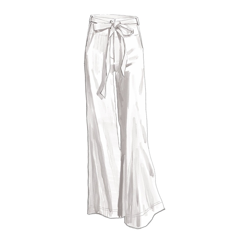 Linen Riviera Pants White 2