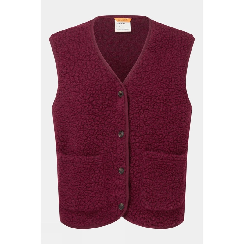 Ayacucho Womens Grasmere Wool Fleece Vest