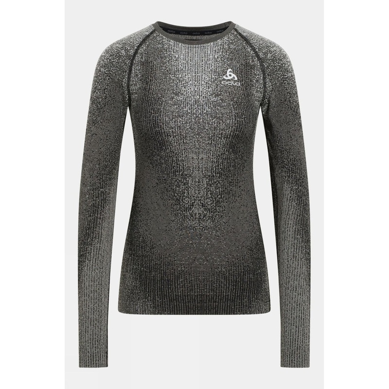 Odlo Womens Blackcomb Eco Crew Neck Long Sleeve Base Layer Top