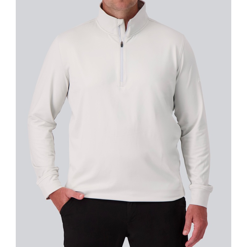 Bone Grey Q-Zip Small