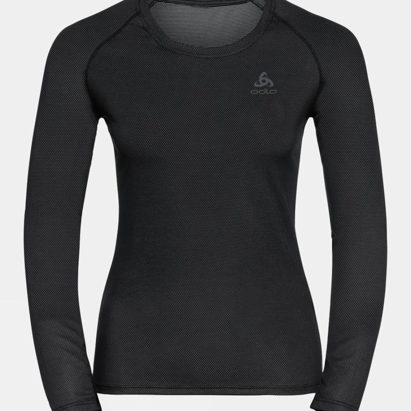 Odlo Womens Active F-Dry Light Eco Long Sleeves Base Layer Top