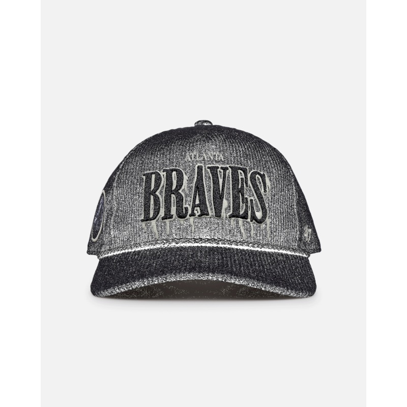 47 Brand Atlanta Braves ‘Slasher’ 47 Hitch Corduroy Snapback Black ONE