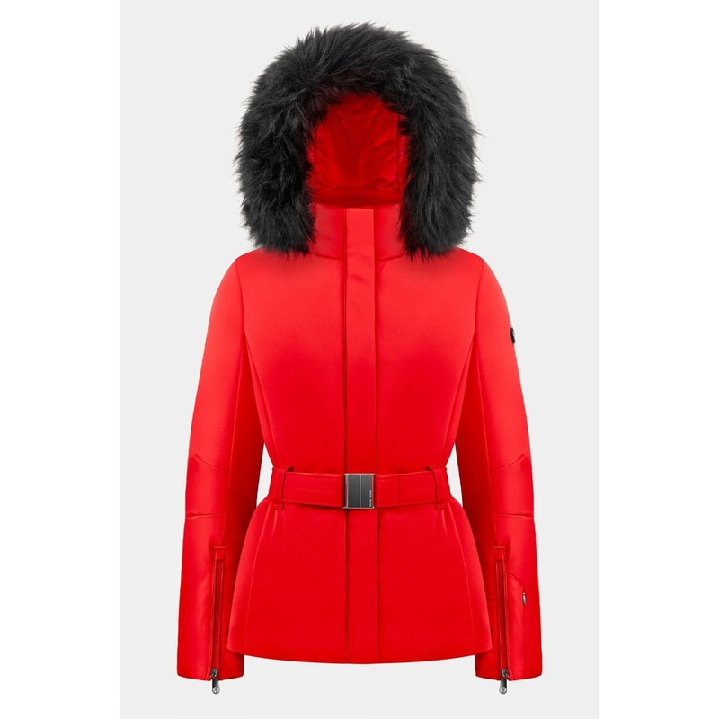 Poivre Blanc Womens Emily Faux Fur Ski Jacket