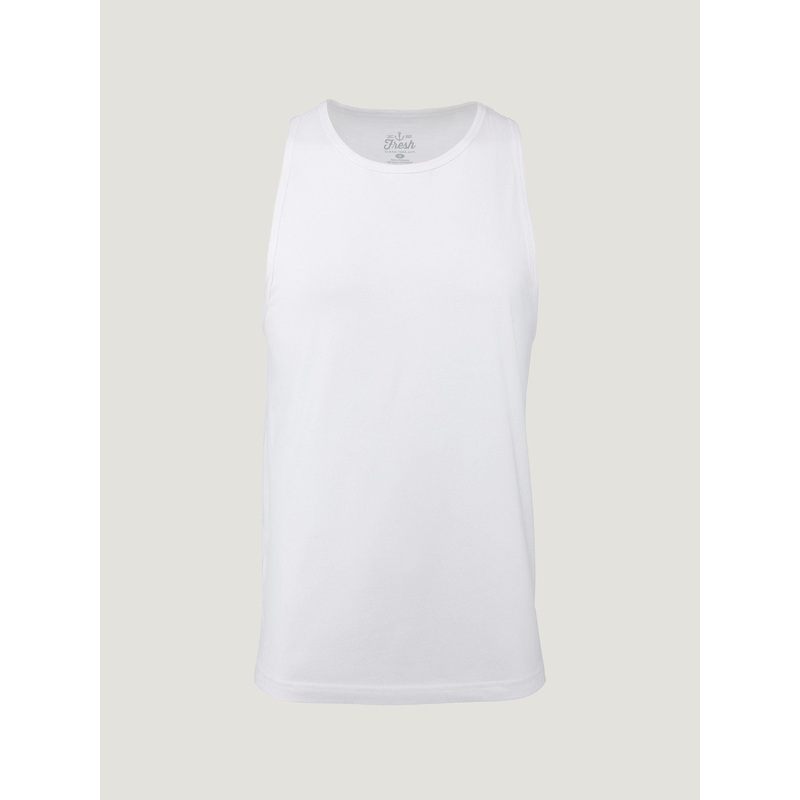 White Pacific Beach Tank Small