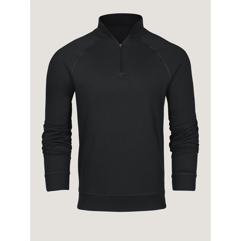 Black Quarter Zip Small
