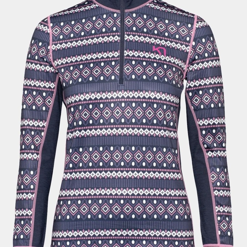 Kari Traa Womens Lune Half Zip Baselayer