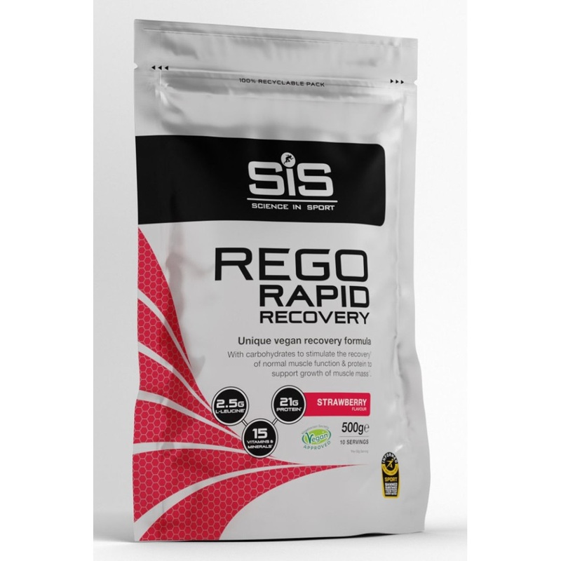 SiS Rego Rapid Recovery Protein Powder – Strawberry 500g