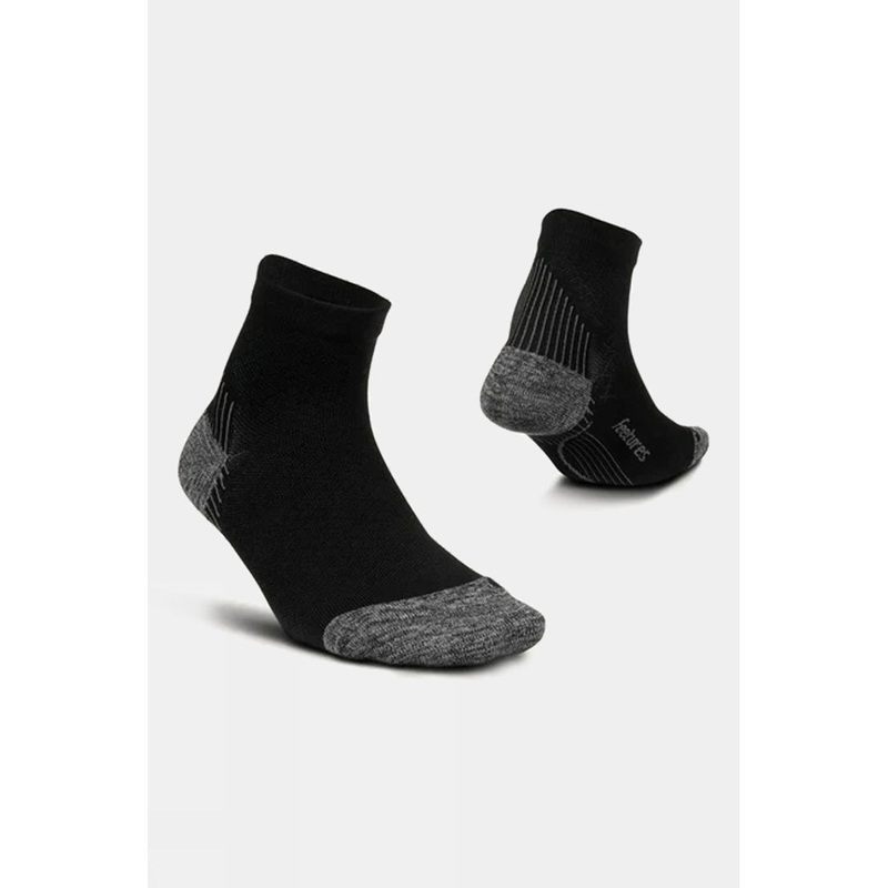 Feetures Plantar Fasciitise Relief Light Cushion Quarter Socks
