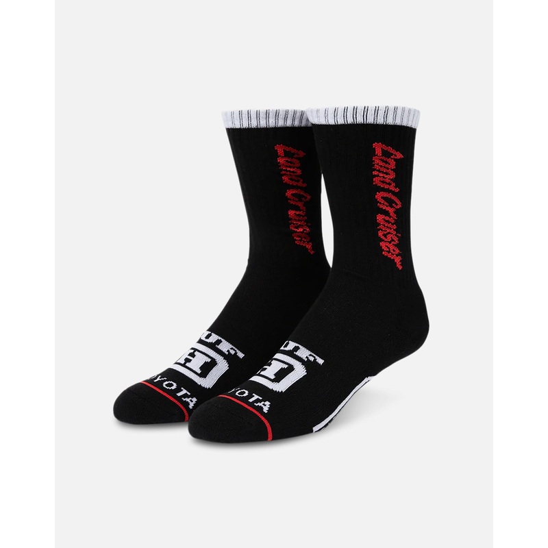 Huf X Toyota Land Cruiser Crew Socks Black ONE