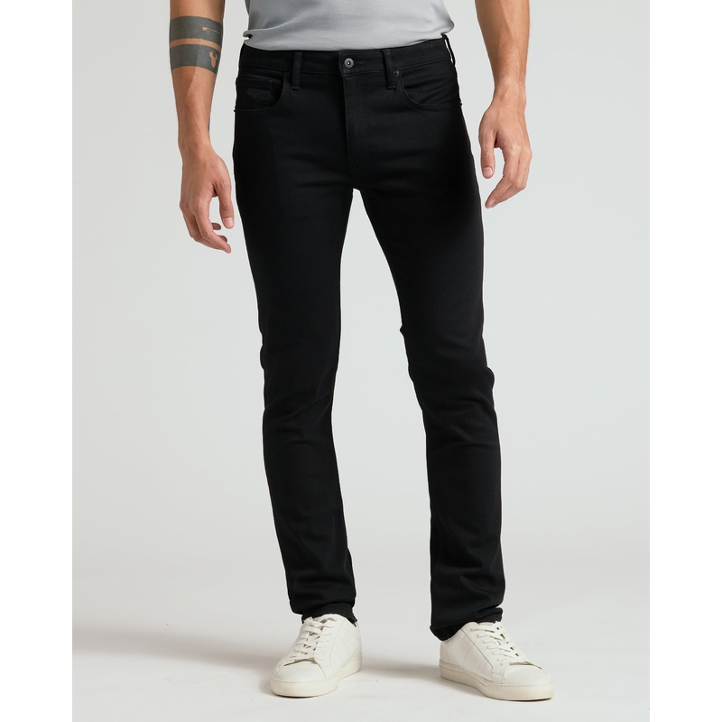 Black Wash Straight Comfort Stretch Jeans 30 28L