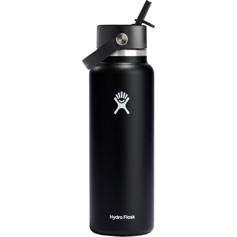 Hydro Flask Wide Mouth Bottle with Flex Straw Cap 1.18L