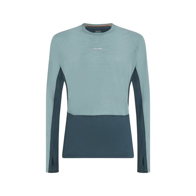 icebreaker 125 ZoneKnit Merino Blend Crewe Thermal Top – Men’s