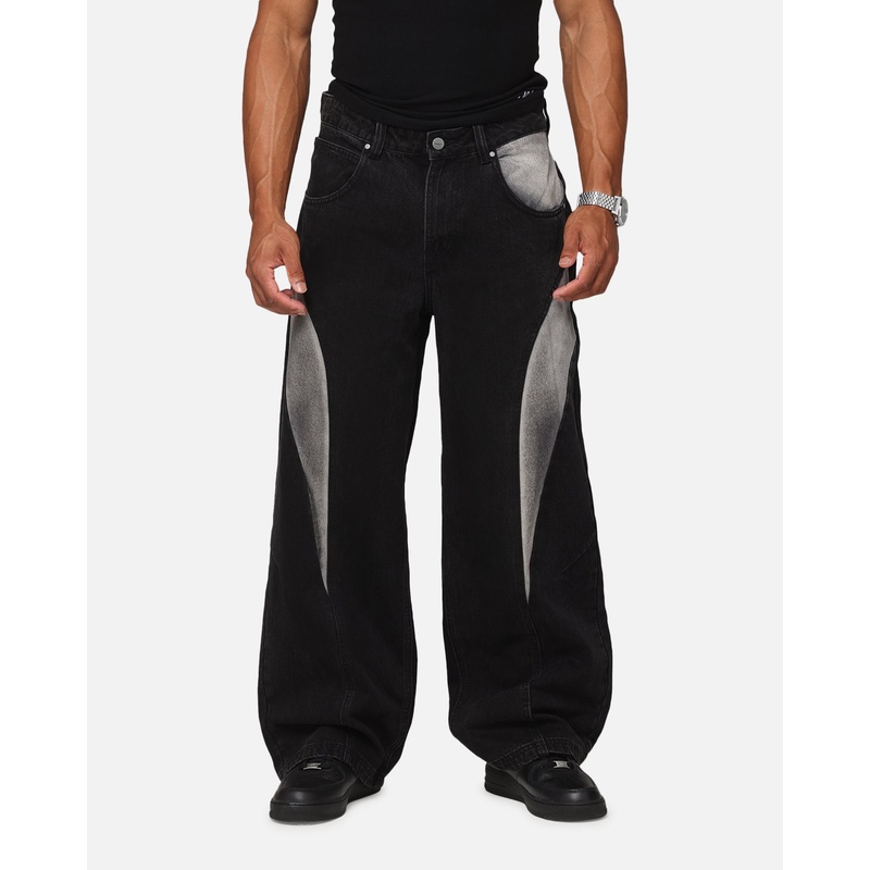 Saint Morta Amplus Workwear Jeans Black/Grey 28