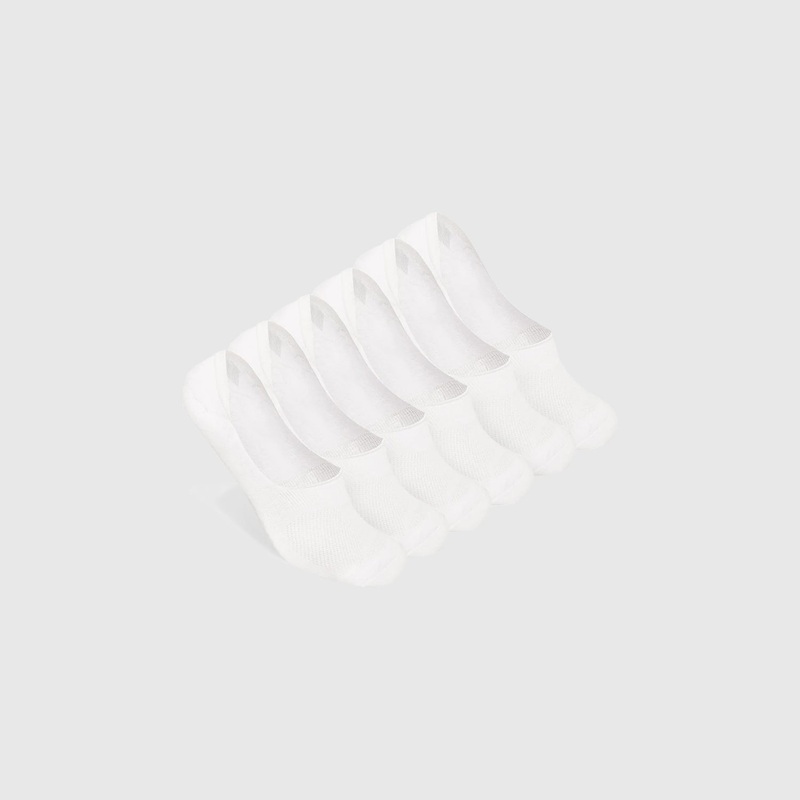 White Never Show Socks 3-Pack M