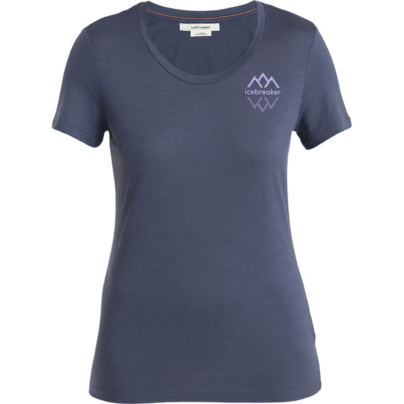 icebreaker Merino 150 Tech Lite III Scoop Neck Icebreaker Logo Reflections Short Sleeve T-Shirt – Women’s
